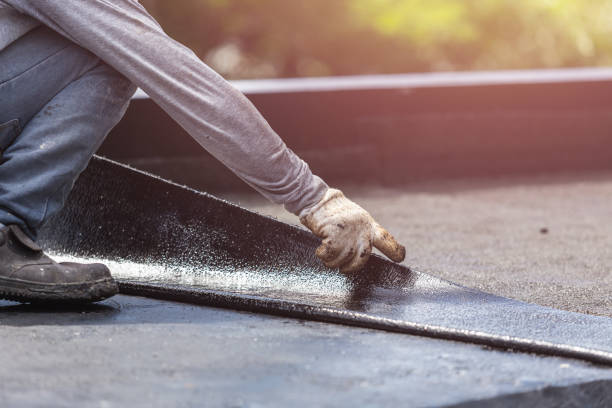 Professional Waterproofing technician working in Aldie, VA